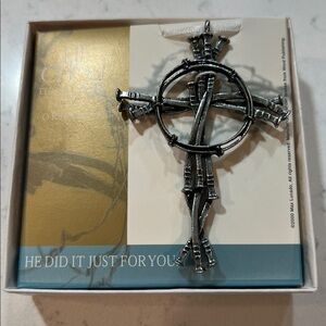 Max Lucado Christmas Ornament “He Chose the Nails" Crown of Thorns and Nails